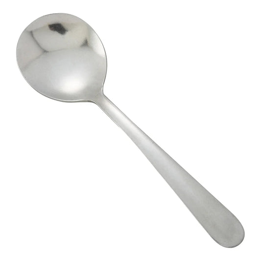 Winco 0012-04, 18/0 Heavyweigh Heavy Windsor Bouillon Spoon