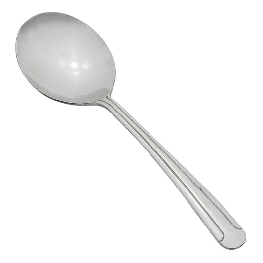 Winco 0014-04, 18/0 Heavyweight Heavy Dominion Bouillon Spoon
