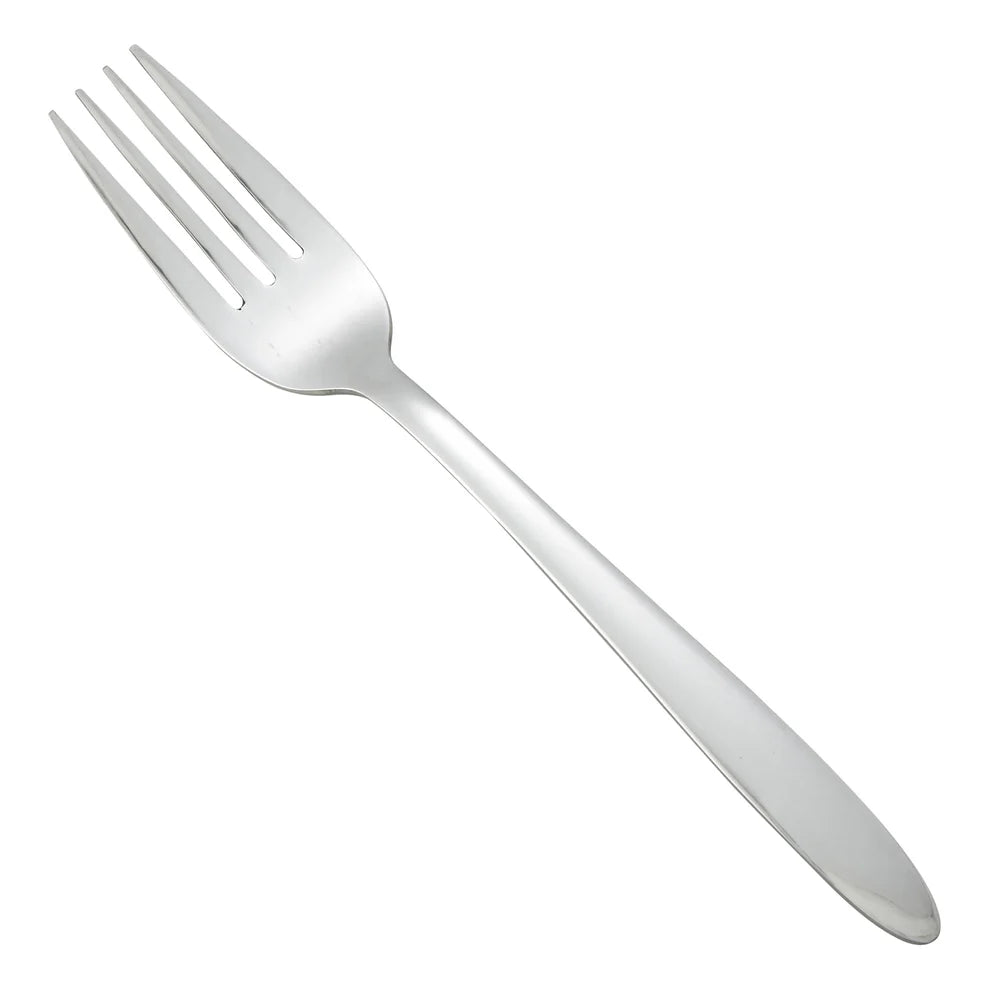 Winco 0019-05, 18/0 Heavyweight Flute Dinner Fork