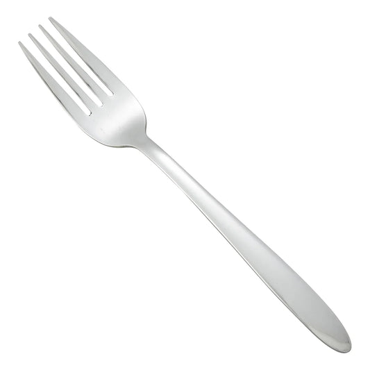 Winco 0019-05, 18/0 Heavyweight Flute Dinner Fork