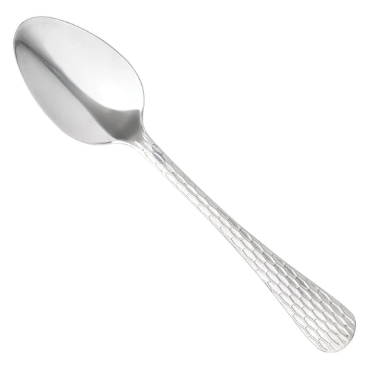 Winco 0023-01, 18/0, Hammered Finish, Medium Weight Caspian Teaspoon
