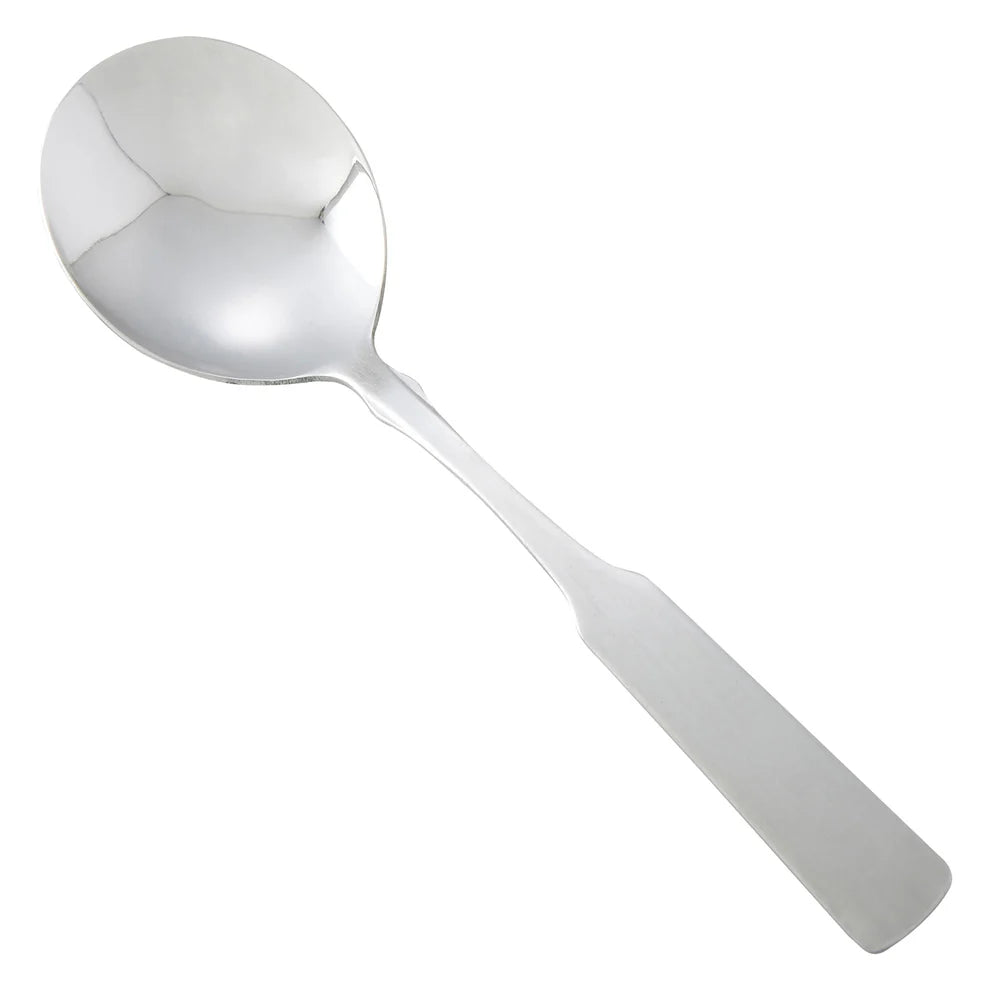 Winco 0025-04, 18/0 Heavyweight Houston Bouillon Spoon