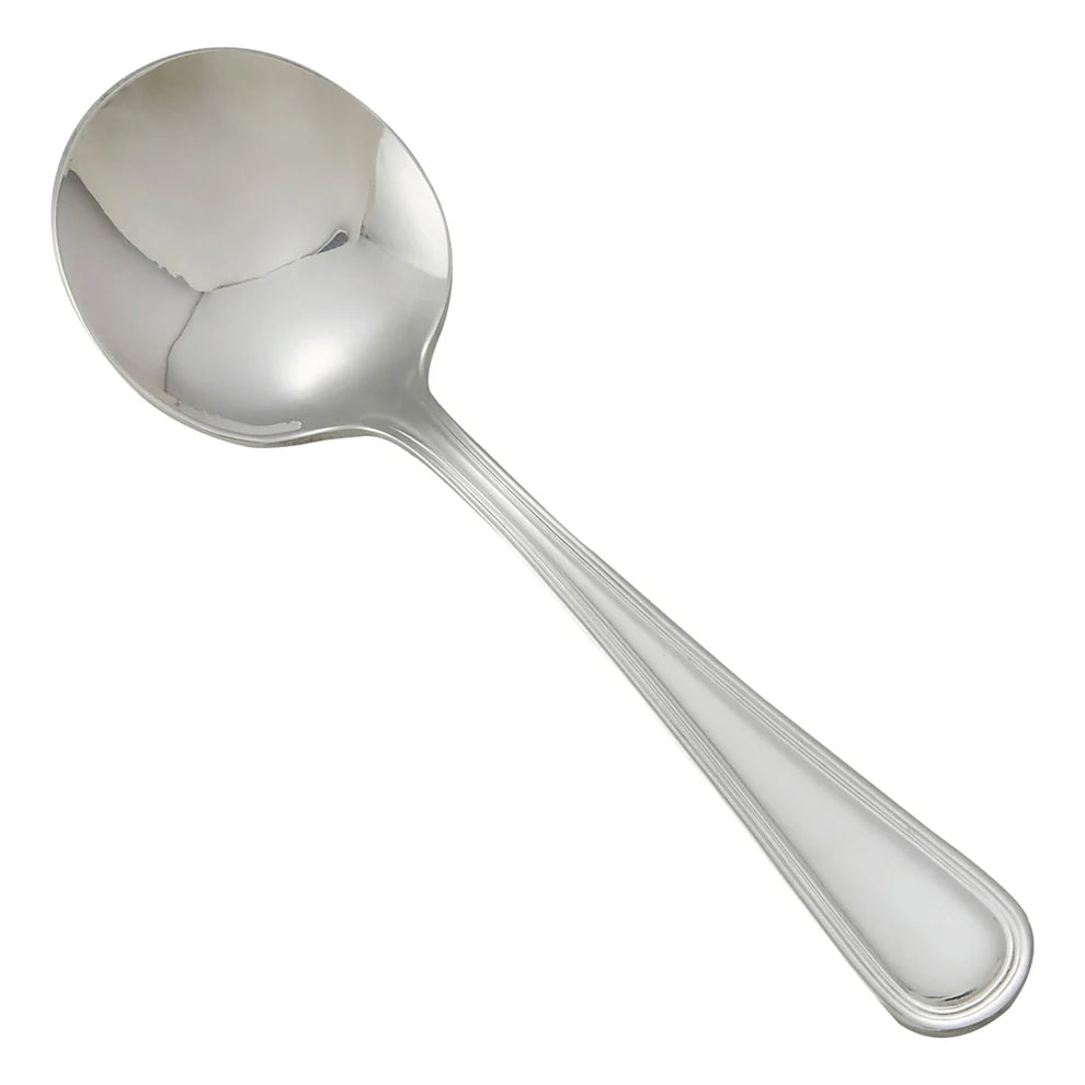 Winco 0030-04, 18/8 Extra Heavyweight Shangarila Bouillon Spoon
