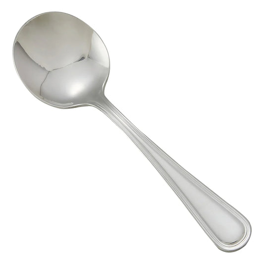 Winco 0030-04, 18/8 Extra Heavyweight Shangarila Bouillon Spoon