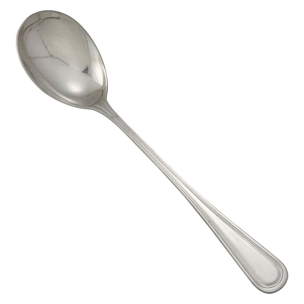 Winco 0030-23, 18/8 Extra Heavyweight Shangarila Solid Serving Spoon