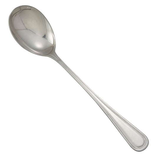 Winco 0030-23, 18/8 Extra Heavyweight Shangarila Solid Serving Spoon