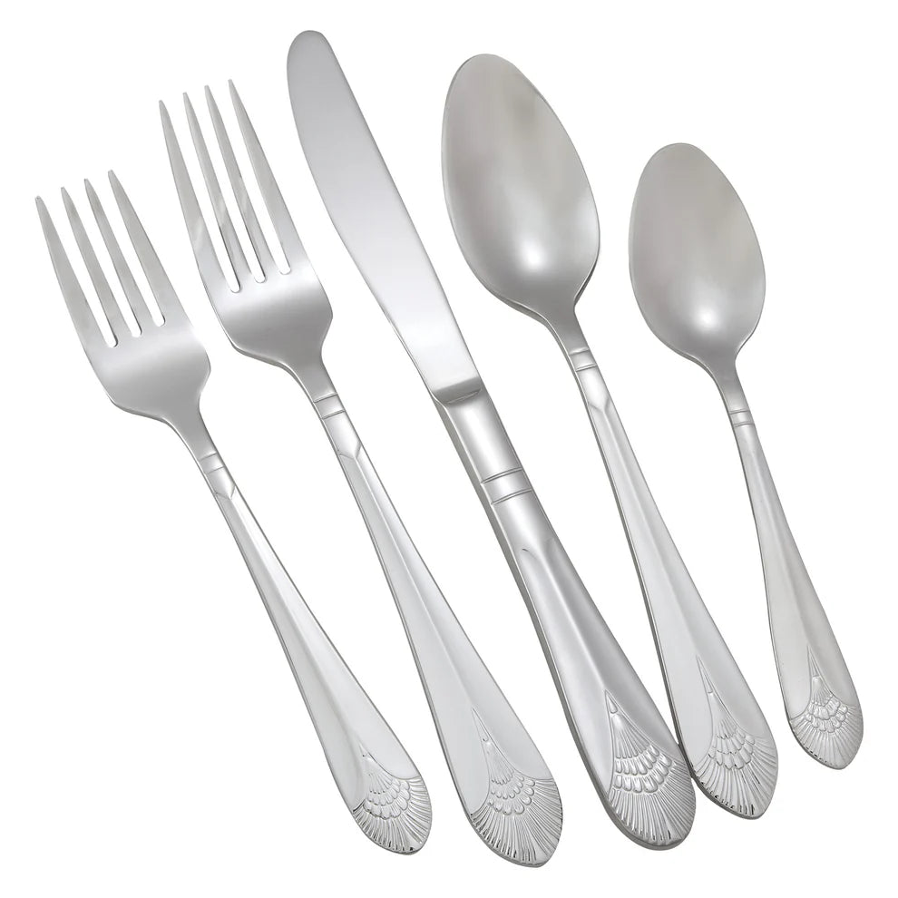 Winco 0031-03, 18/8 Extra Heavyweight Peacock Dinner Spoon