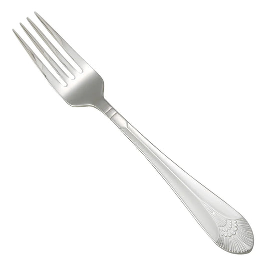 Winco 0031-05, 18/8 Extra Heavyweight Peacock Dinner Fork