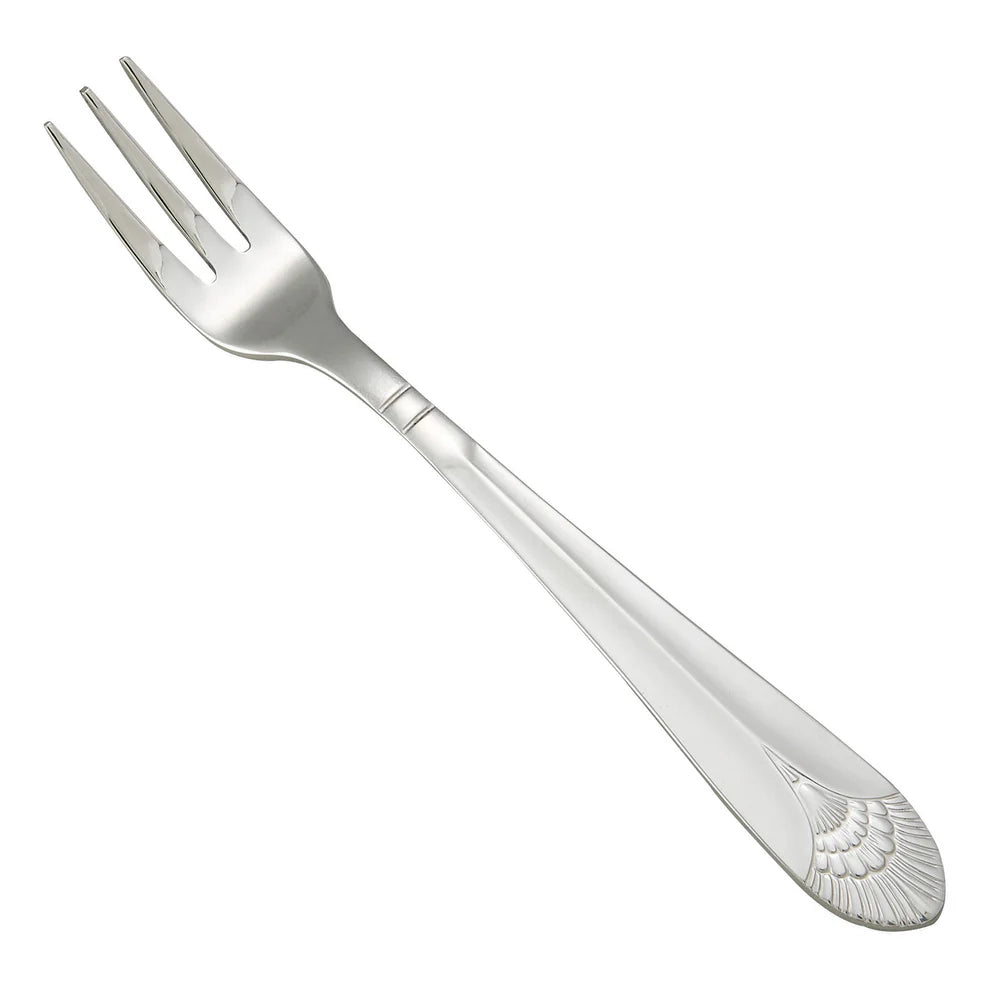 Winco 0031-07, 18/8 Extra Heavyweight Peacock Oyster Fork