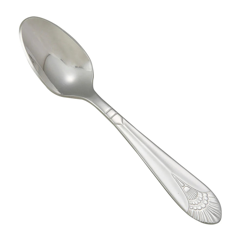Winco 0031-09, 18/8 Extra Heavyweight Peacock Demitasse Spoon