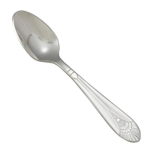Winco 0031-09, 18/8 Extra Heavyweight Peacock Demitasse Spoon