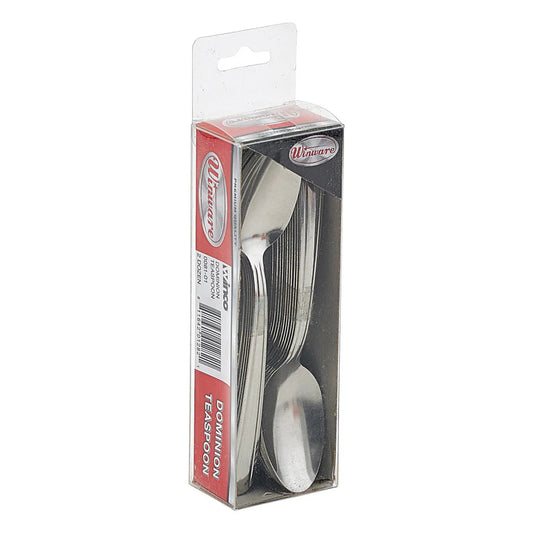 Winco 0081-01, 2doz/pk, 18/0 Medium Weight Dominion Teaspoon