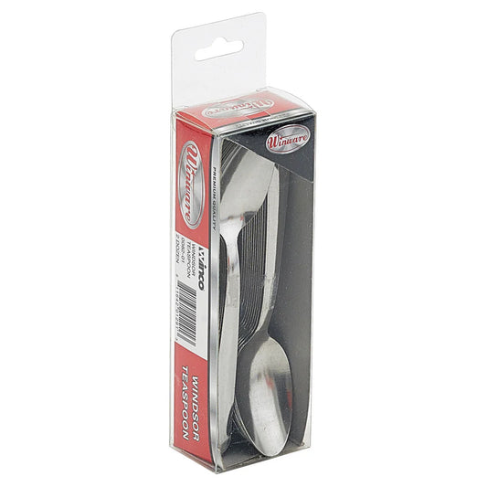 Winco 0082-01, 2doz/pk, 18/0 Medium Weight Windsor Teaspoon