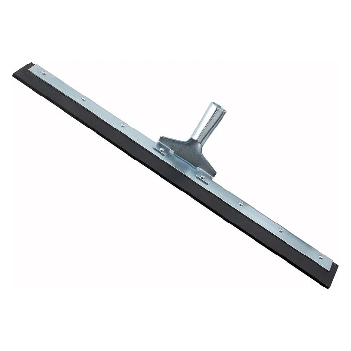 Wide Floor Squeegee 6/Pack made with a no-marking, black gum rubber, this squeegee will remove dirt and leave your floors with a streak-free shine. This floor squeegee is perfect for removing water from uneven, indoor surfaces, like tile or grid floors.