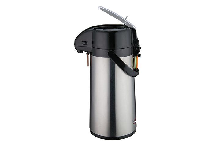 Winco AP-522-835 Stainless Steel Body Glass w/ Push Button Top
