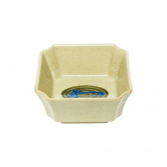 The Thunder Group Square Bowl features a ceramic-like design from the Wei collection, adding authentic Asian flair to any setting. Made from durable melamine, it is BPA-free, break-resistant, shatter-resistant, lightweight, and stackable for easy handling and storage. Dishwasher safe and NSF listed, it’s ideal for serving sauces, dips, desserts, or fruits at restaurants, catered events, or home use.