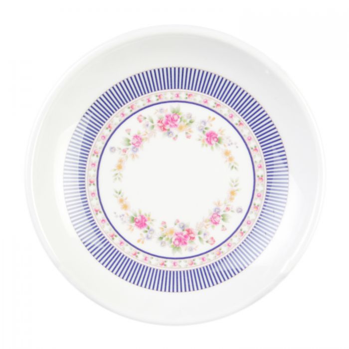 The Thunder Group Sauce Dish features a snow-white design with elegant floral accents from the Rose collection, adding authentic Asian flair to any setting. Made from durable melamine, it is BPA-free, break-resistant, shatter-resistant, lightweight, and stackable for easy handling and storage. Dishwasher safe and NSF listed, it’s ideal for serving sauces, dips, and condiments at restaurants, catered events, or home use.