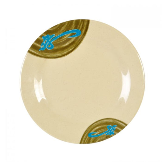 Wei melamine round plate BPA free dishwasher safe commercial dinnerware