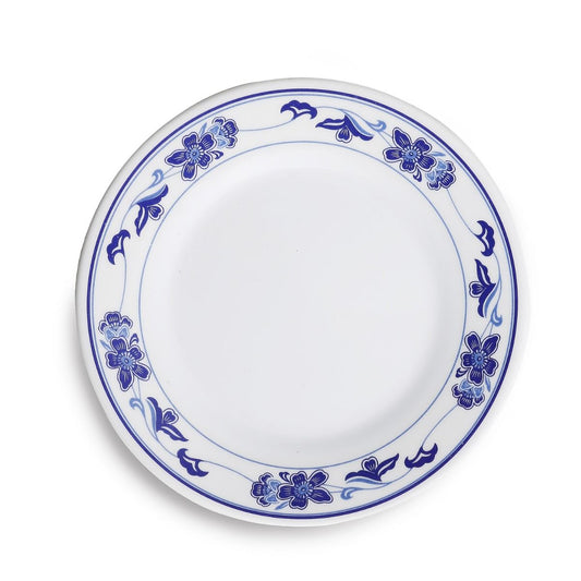 Yanco Round Plate PO-1012 is a versatile and durable option for restaurant tableware. Made from reliable melamine material, this plate mimics the appearance of fine ceramics while providing superior strength and resilience. Its 6-inch size is ideal for serving rice, noodles, appetizers, or hot meals.&nbsp;The elegant and stylish Peony design in white adds a touch of sophistication to any dining environment, effortlessly complementing various cuisines, including Italian, Japanese, or American. 