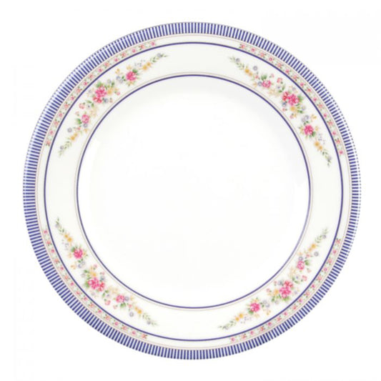 Rose melamine round plate BPA free dishwasher safe commercial dinnerware