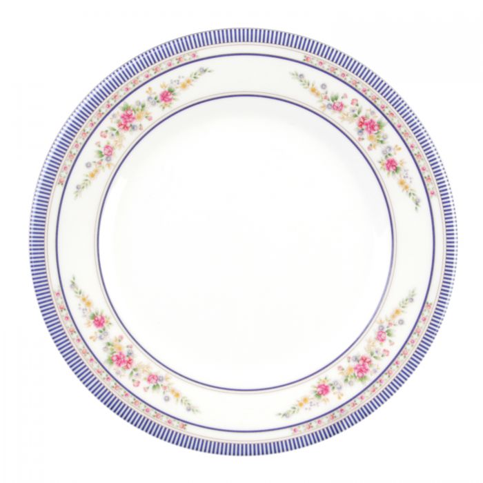 Rose melamine round plate BPA free dishwasher safe commercial dinnerware