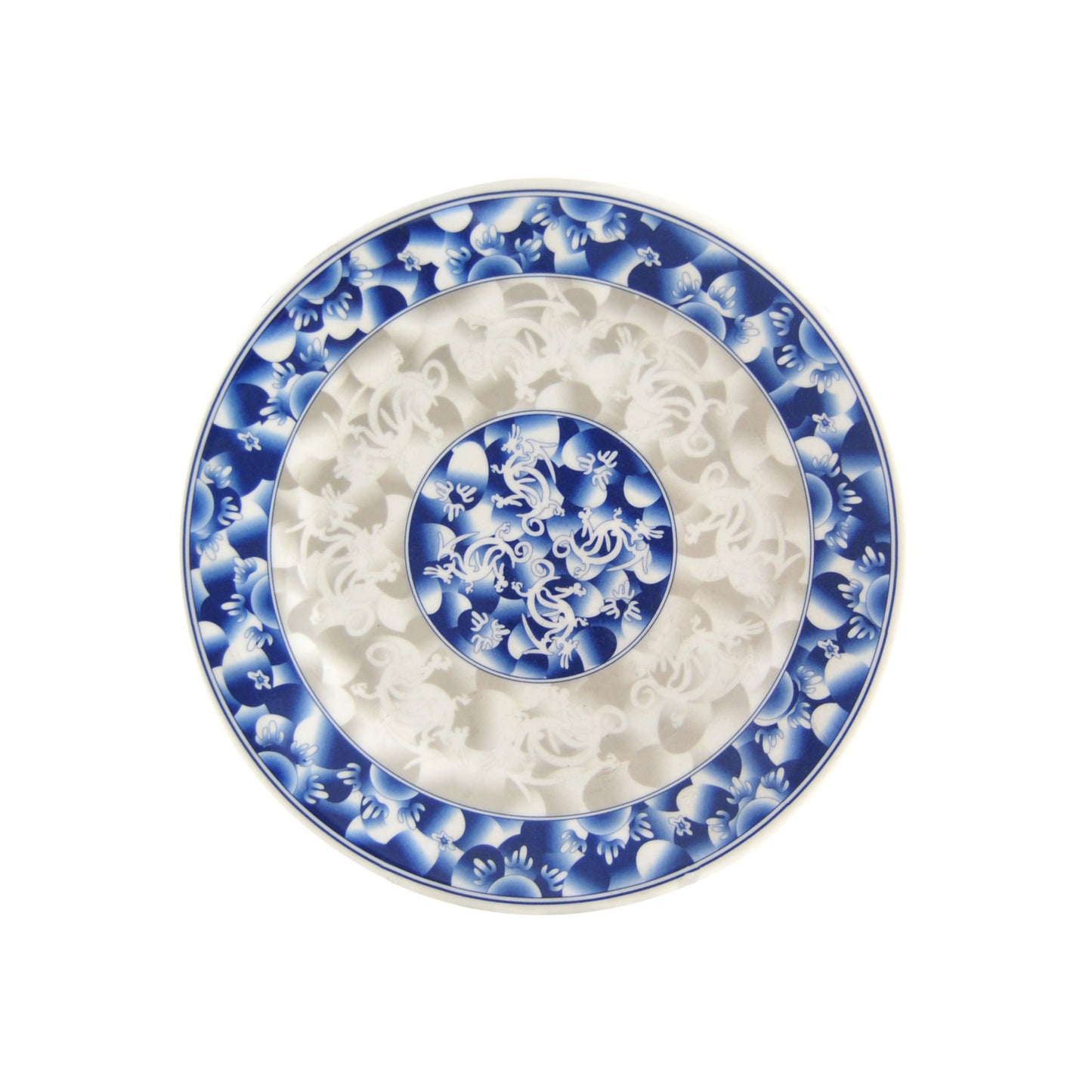 Blue Dragon melamine round plate BPA free dishwasher safe commercial dinnerware