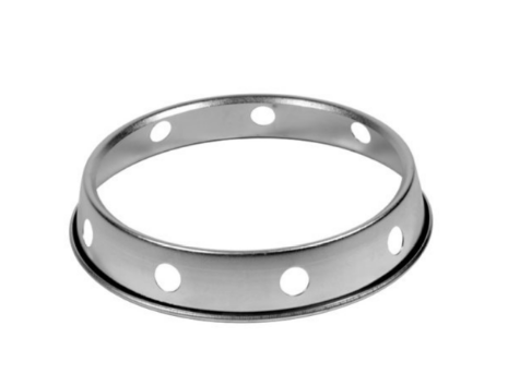 Plated steel wok ring