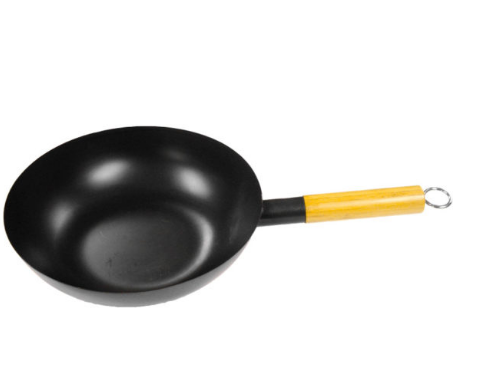 Flat bottom mandarin wok
