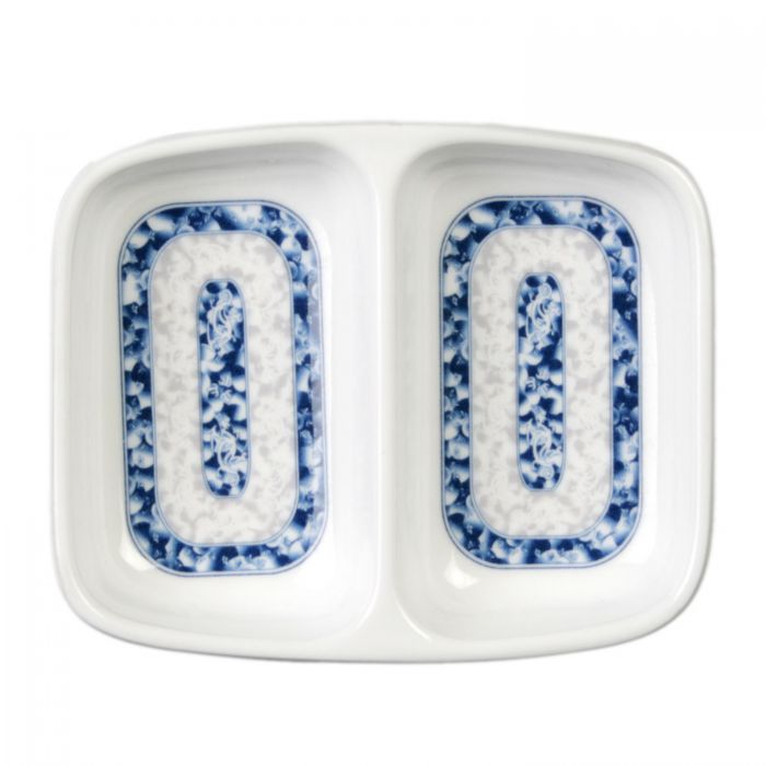 Blue Dragon melamine twin sauce dish BPA dishwasher safe commercial use