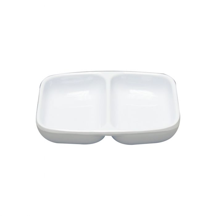 Imperial melamine twin sauce dish BPA dishwasher safe commercial foodservice