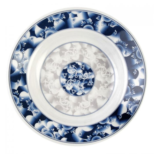 Blue Dragon melamine soup plate BPA free dishwasher safe commercial dinnerware