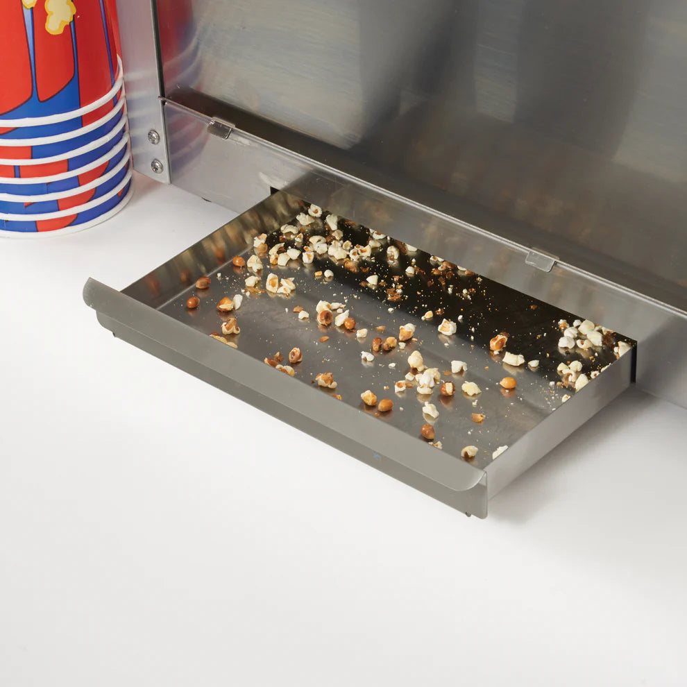Winco 11087/11147, 8-14 oz, 120v  Silver Screen Popcorn Machine