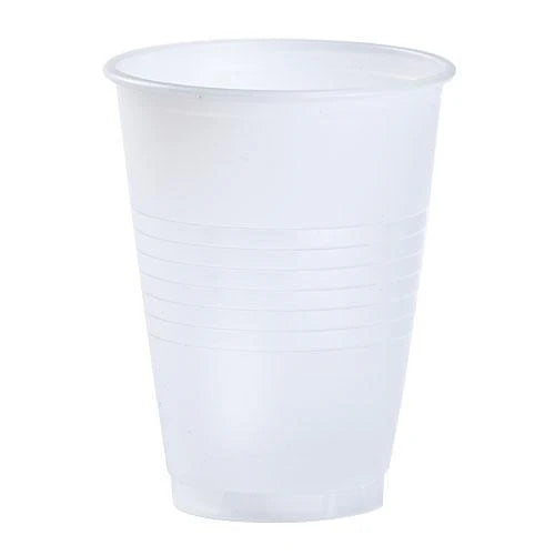 12 oz. translucent plastic cups in a dispenser box. Durable, disposable, and perfect for serving water, soda, and juice at parties, offices, events, and catering. Convenient and easy to use.