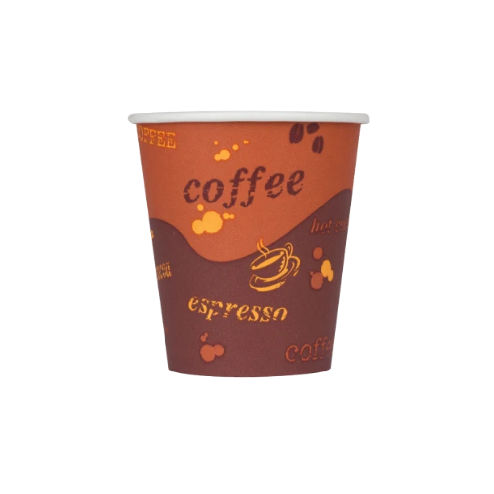 12oz Cafe Print Disposable Coffee Hot Paper Cups