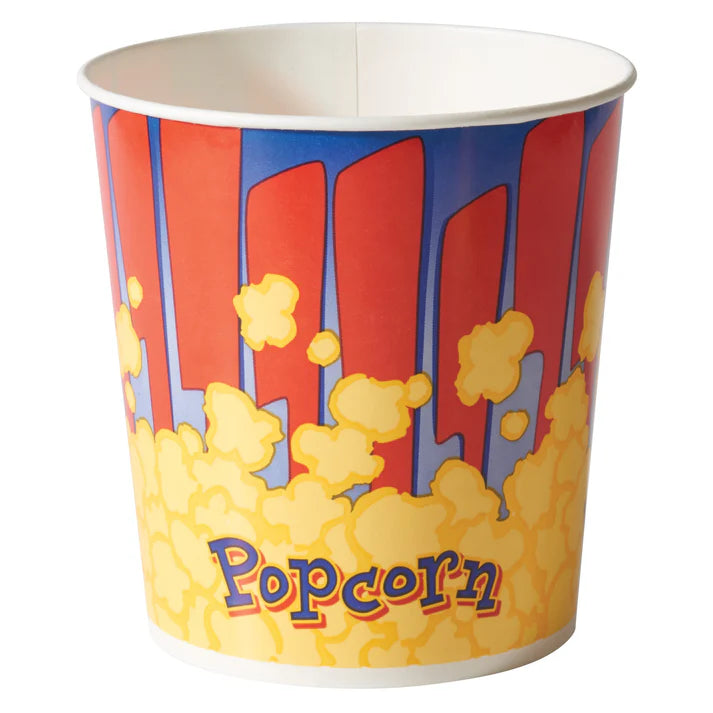 Benchmark Popcorn Tubs these bags are thoughtfully crafted ensuring that the rich and flavorful butter stays securely contained within, preventing any unwarranted leakage. The addition of this protective feature not only preserves the integrity of the popcorn but also enhances the overall consumer experience.