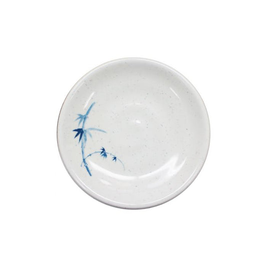 Blue Bamboo melamine saucer BPA free dishwasher safe commercial dinnerware