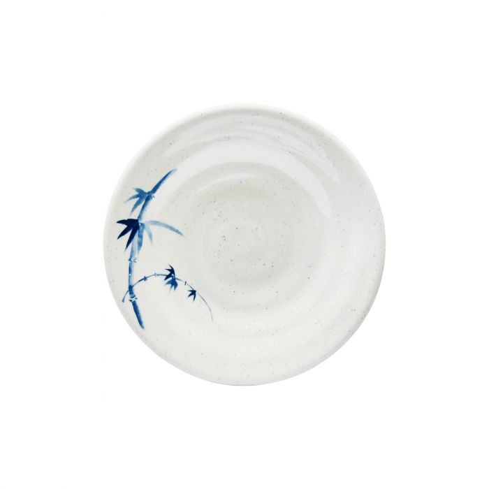 Blue Bamboo melamine soup plate BPA free dishwasher safe commercial dinnerware