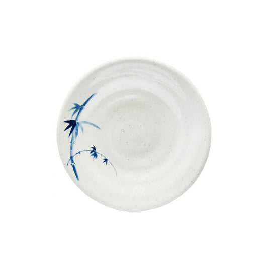 Blue Bamboo melamine soup plate BPA free dishwasher safe commercial dinnerware