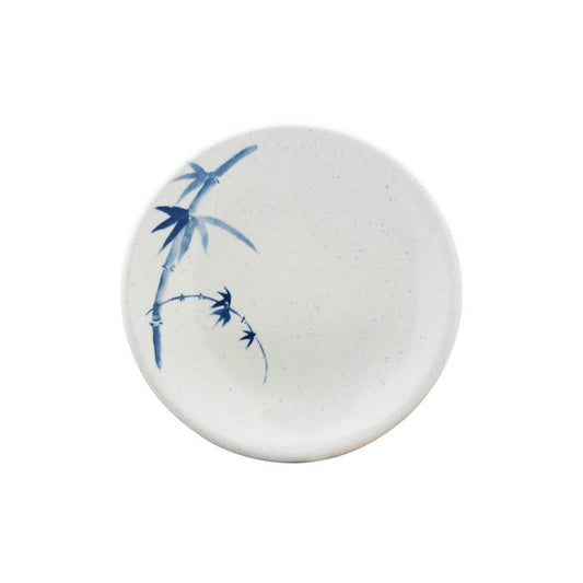 Blue Bamboo melamine plate BPA free dishwasher safe commercial dinnerware