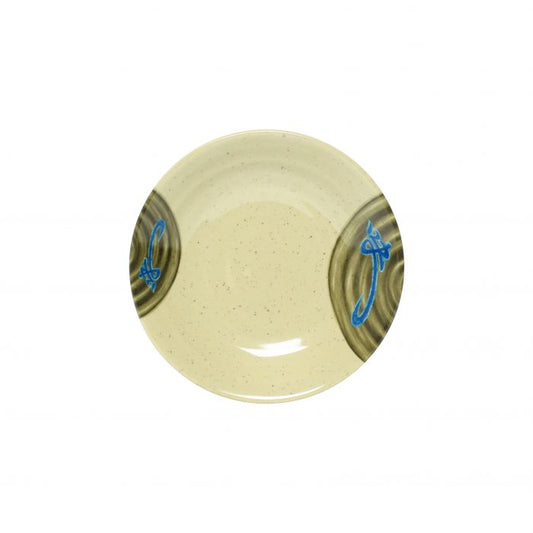 Wei melamine soup plate with shallow profile for commercial restaurant use