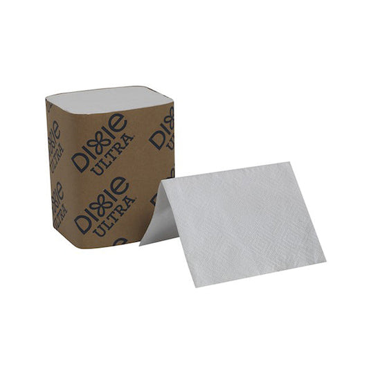 9.9 x 6.5 Inch White Ultra Interfold 2-Ply Paper Napkin Refill