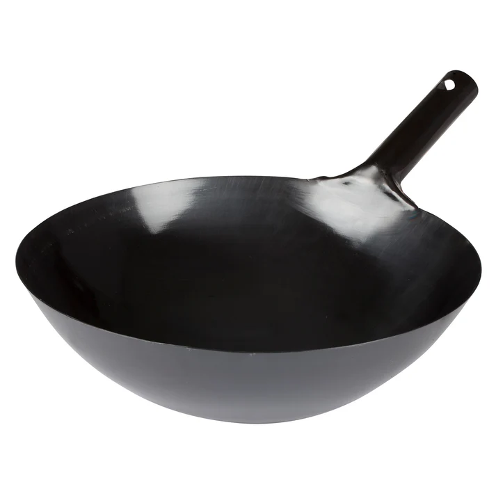 (14", 16") Wok 12/Pack is designed for commercial kitchens and culinary professionals. Made from heavy-duty carbon steel, it provides excellent heat retention and even cooking, making it ideal for stir-frying, sautéing, and other high-heat cooking methods.