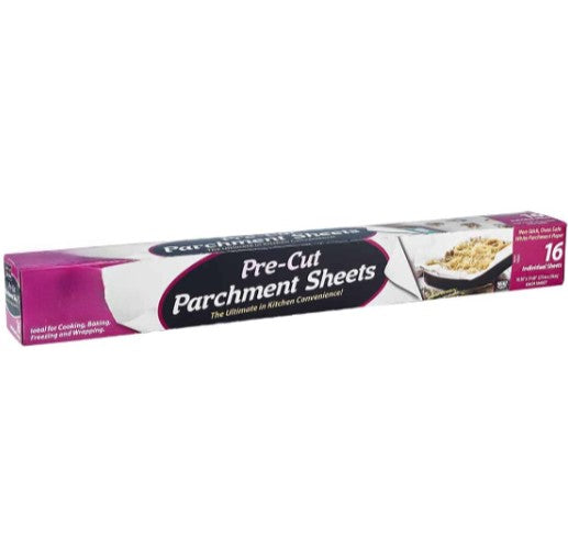 14.5"x19.6" parchment paper, non-stick, heat-resistant, greaseproof, oven-safe, baking paper, cooking liner, food prep, disposable sheets, mess-free cooking, kitchen essential.