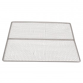 13-3/4" x 13-3/4" tube screen grate stanton trading, square, designed for baking applications, featuring a sturdy wire construction for optimal air circulation, ensuring even cooling and baking results.