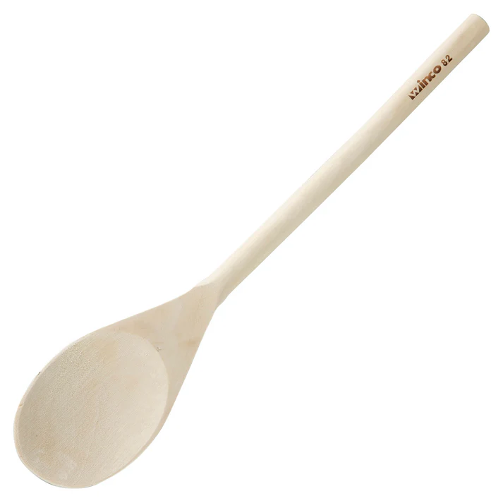 (12", 14", 16", 18") Stirring Paddle Wooden 4/Pack is perfect for stirring ingredients to keep them from sticking to the pot. Thanks to its long, rounded handle, this wooden spoon keeps your hands safely away from the heat while providing a firm grip. Preferred by home cooks and professional chefs.