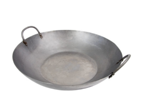 Flat bottom Cantonese wok