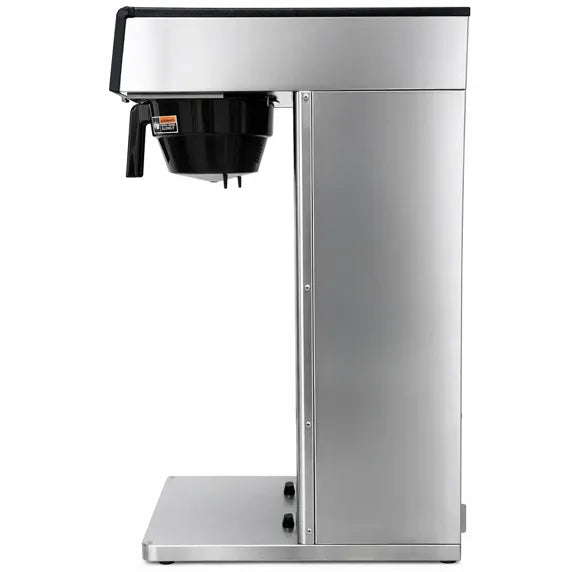 The Itallia FUSO1-W Stainless Steel Automatic Coffee Brewer - Dual Voltage is a commercial-grade automatic coffee brewer designed for cafés, restaurants, offices, and convenience stores requiring high-volume coffee production. It features programmable brewing profiles, pre-infusion and pulse brew technology for improved extraction, and dual-voltage adaptability for flexible installation.