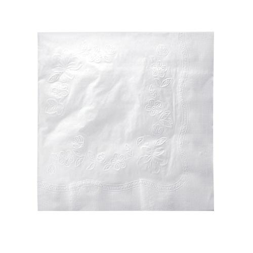 Premium 15.8" x 16" 3-ply dinner napkin, soft, thick, and highly absorbent, perfect for weddings, banquets, and fine dining. Elegant and disposable for upscale table settings.