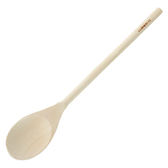 (12", 14", 16", 18") Stirring Paddle Wooden 4/Pack is perfect for stirring ingredients to keep them from sticking to the pot. Thanks to its long, rounded handle, this wooden spoon keeps your hands safely away from the heat while providing a firm grip. Preferred by home cooks and professional chefs.