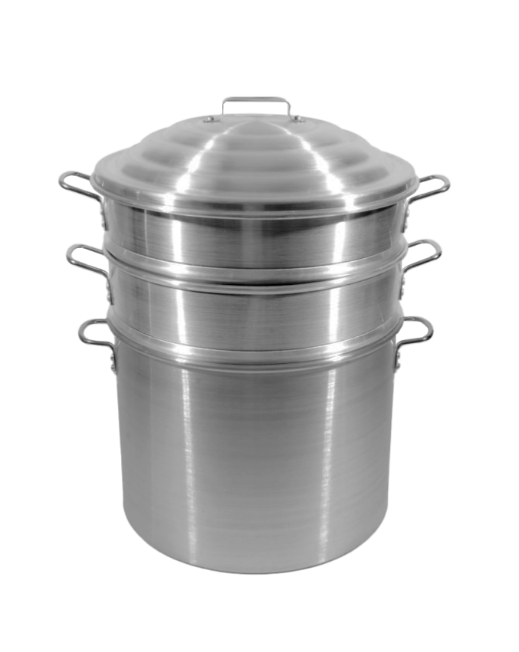 Aluminum deep pot steamer